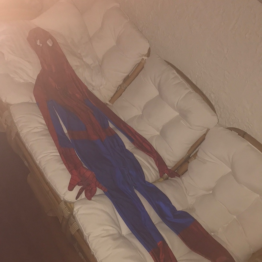 Spider-Man costume.
